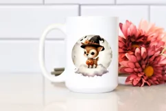 Simple Baby Deer in Halloween Costume, Transparent PNG Product Image 2