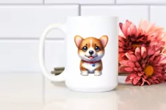 Pembroke Welsh Corgi Baby Clipart Product Image 2