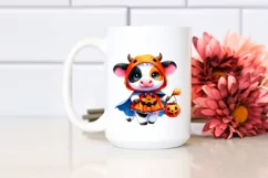 Cute Baby Cow Halloween | Clipart Product Image 2