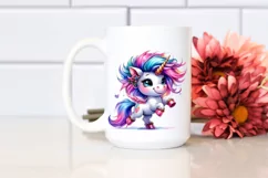 Cute Baby Unicorn Dancing PNG Product Image 2