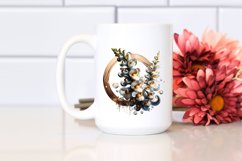 Abstract Snapdragon with Golden Inserts | Clipart Product Image 2