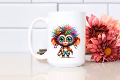 Baby Monkey | Watercolor Clipart Product Image 2