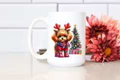 Winter Poodle with Cool Haircut, PNG Product Image 2