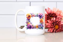 Vibrant Colorful Watercolor Frame | Clipart Product Image 2