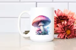 Pastel Glossy Mystical Mushroom PNG Product Image 2