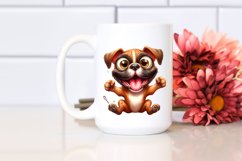 Crazy Looking Funny Boxer | Clipart Product Image 2