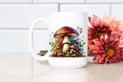 Detailed Magical Mushroom PNG Product Image 2