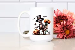 Funny Halloween Zombie Clipart PNG Product Image 2