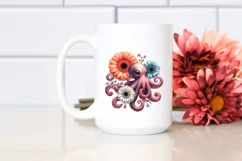 Detailed Whimsical Baby Octopus Gerbera Bouquet Product Image 2