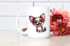Colorful Crazy Looking Chihuahua Clipart Product Image 2