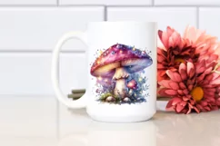 Detailed Glossy Magical Mushroom PNG Product Image 2