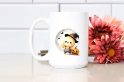 Cute Baby Chicken on Moon, Transparent PNG Product Image 2