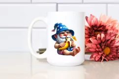 Detailed Digital Painting Pastel Gnome Beach Wear Product Image 2
