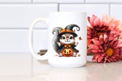 Funny Baby Squirrel Halloween Clipart Product Image 2