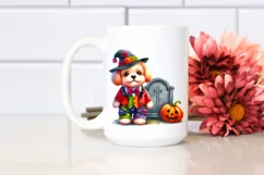 Cute Baby Dog Halloween | Sublimation | Clipart Product Image 2