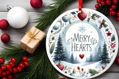 Watercolor Christmas Image Featuring Winter Scene with Product Image 2