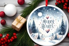 Watercolor Christmas Image Featuring Winter Scene with Product Image 2