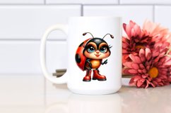 Watercolor Ladybug Caricature-like Product Image 2