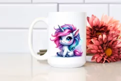 Cute Baby Unicorn PNG Product Image 2
