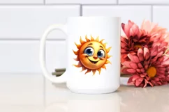 Funny Sun Portrait, High-Res PNG Product Image 2