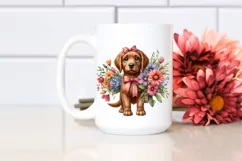 Chesapeake Bay Retriever Big Eyes Bow Clipart Product Image 2