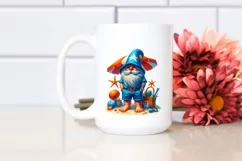 Beach Gnome Azzure Accents Sublimation Clipart Product Image 2
