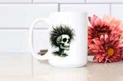 Skull with Hair Inspired by Tom PNG Product Image 2