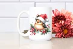 Watercolor Baby Bird for Christmas Product Image 2