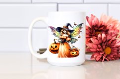 Vibrant Halloween Fairy Clipart Product Image 2