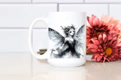 Gothic Watercolor Fairy PNG Product Image 2