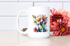 Abstract Freesia | Sublimation | Clipart Product Image 2