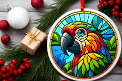 Round Christmass Ornament PNG Product Image 2