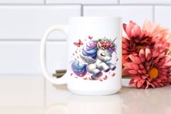 Tumbling Baby Unicorn | Sublimation | Clipart Product Image 2
