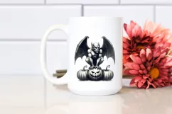 Vintage Gargoyle Halloween PNG Product Image 2