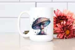 Pastel Glossy Mystical Mushroom PNG Product Image 2