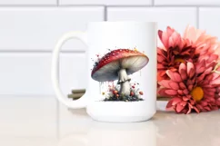 Detailed Mystical Magical Mushroom PNG Product Image 2