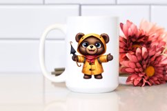 Watercolor Bear Dressed for Halloween Product Image 2