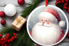 Santa Christmas Ornament PNG Product Image 2