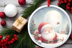 Santa Christmas Ornament PNG Product Image 2