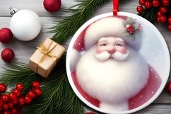 Santa Christmas Ornament PNG Product Image 2