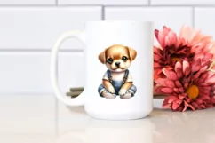 Cute Baby Dog PNG Product Image 2