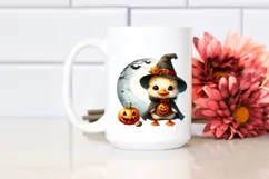 Retro Baby Duck on a Moon PNG Product Image 2
