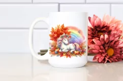 Colorful Baby Unicorn PNG Product Image 2