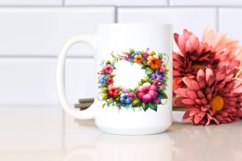 Vibrant Colorful Watercolor Frame | Clipart Product Image 2