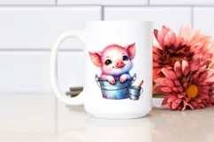 Colorful Baby Pig with Bucket Product Image 2