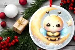 Cute Baby Bee Digital Painting PNG Product Image 2