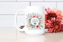 Class of 2025 Watercolor Text | Clipart Product Image 2