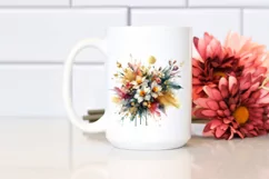 Vibrant Bouquet with Narcissus | Clipart Product Image 2