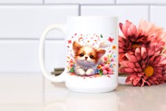 Cute Dog with Wind Petals Product Image 2