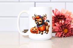Cute Vibrant Baby Elk Halloween | Sublimation Clipart Product Image 2